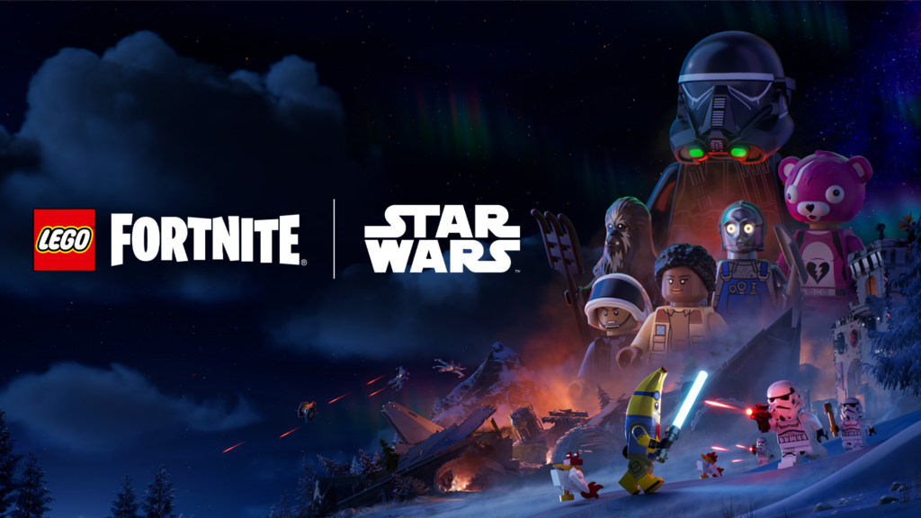 Star Wars content in the Lego Fortnite game mode