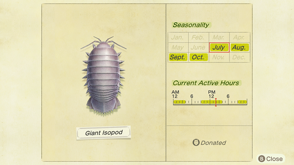 Animal Crossing New Horizons: How to Catch a Giant Isopod « SuperParent