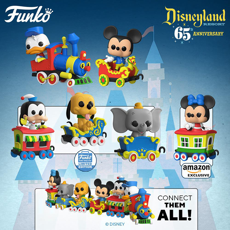 Funko's Disneyland 65th Anniversary Pops Feature Rides and Classic