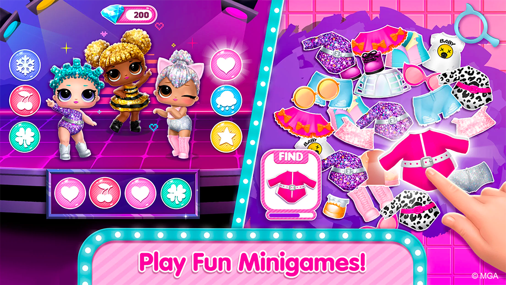L.O.L. Surprise! Disco House – Virtual Doll Collecting Game::Appstore for Android