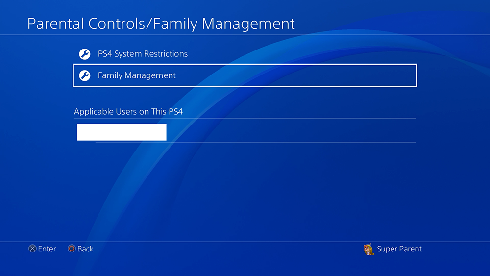 How to Set Up PlayStation 4 Child Account Parental Controls « SuperParent | The Video Game Guide for the Modern Parent