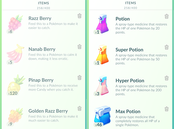 How to get more Potions in Pokemon GO