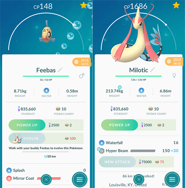 pokemon go feebas research task