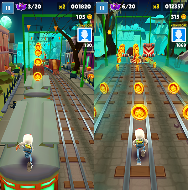 Subway Surfers - Halloween Update Gameplay