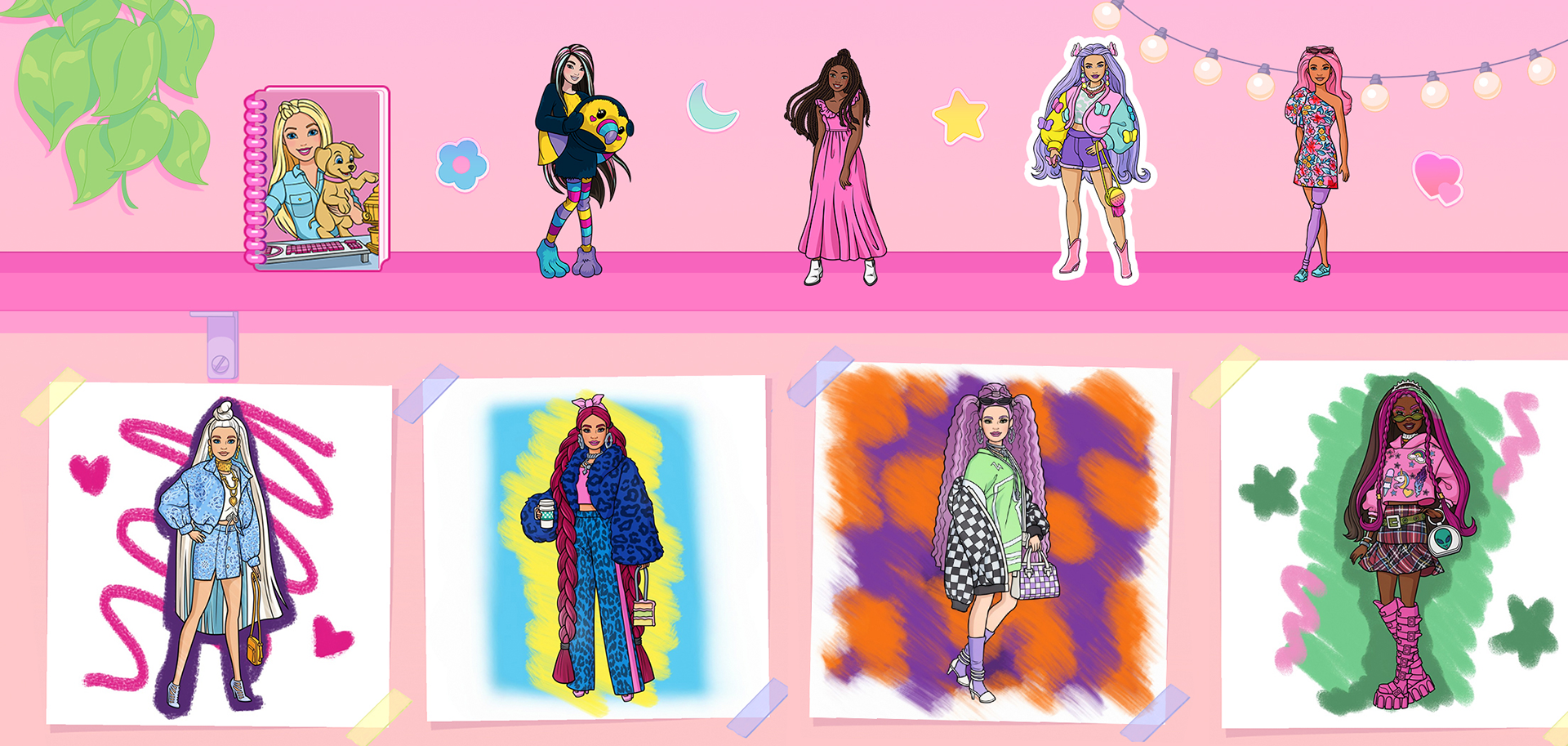 Barbie Color Creations Features Coloring Pages and Design Challenges ...